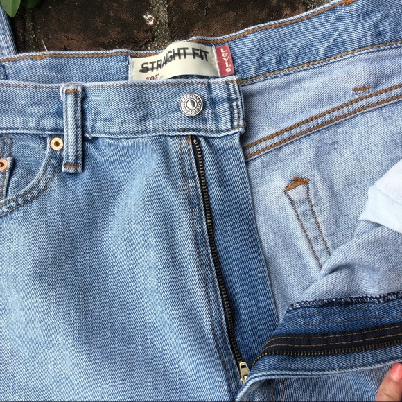 Levi's 505 straight fit jeans size 38/30 - Picture 5 of 7